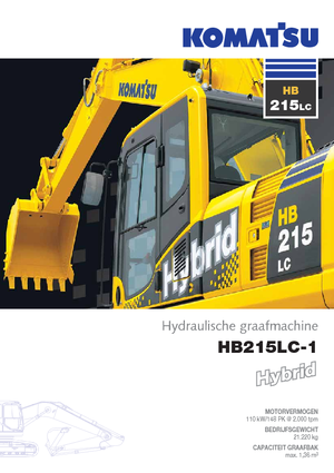Koparki gąsienicowe Komatsu HB215LC-1