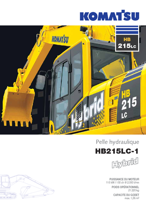 Koparki gąsienicowe Komatsu HB215LC-1