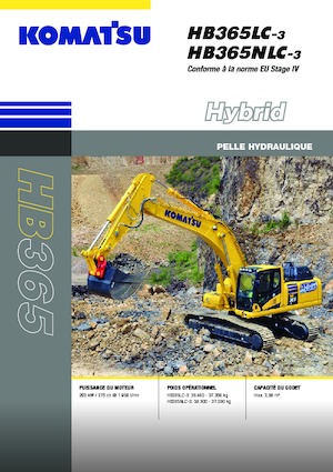 Koparki gąsienicowe Komatsu HB365NLC-3E0
