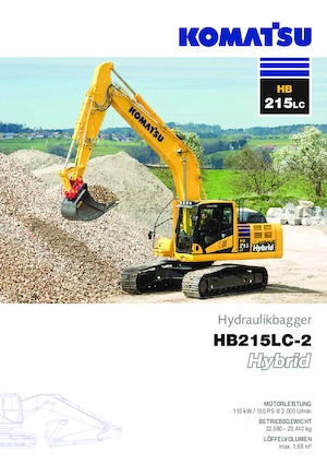 Koparki gąsienicowe Komatsu HB215LC-2 