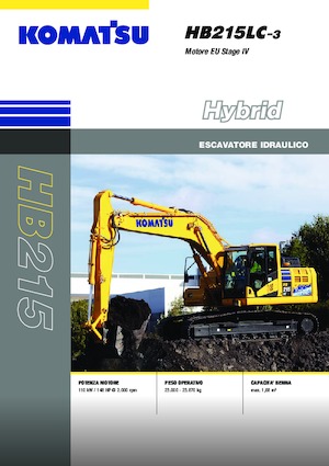 Koparki gąsienicowe Komatsu HB215LC-3