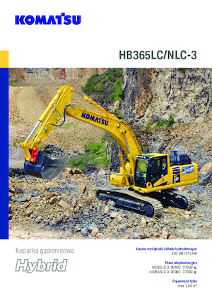 Koparki gąsienicowe Komatsu HB365LC-3E0