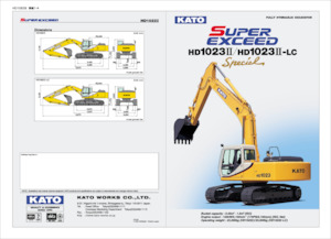 Koparki gąsienicowe Kato HD1023II-LC Special