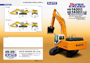 Koparki gąsienicowe Kato HD1430III-LC