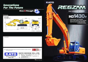 Koparki gąsienicowe Kato HD1430V
