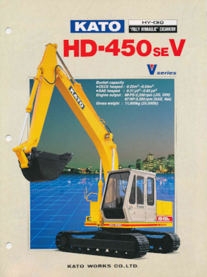 Koparki gąsienicowe Kato HD450SEV