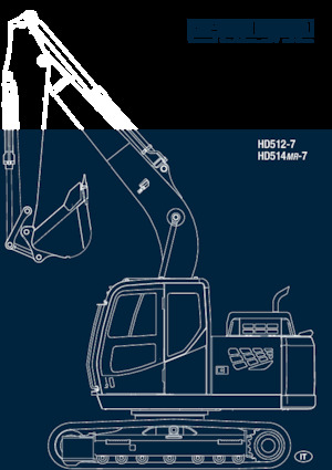Koparki gąsienicowe Kato Imer HD514MR-7