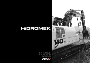 Koparki gąsienicowe Hidromek HMK 140 LC