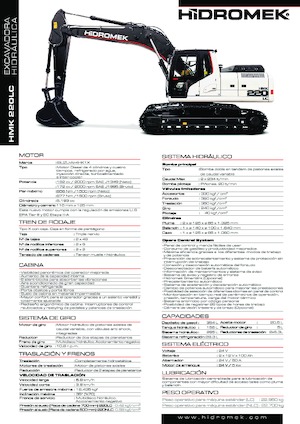 Koparki gąsienicowe Hidromek HMK 220 LC