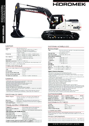 Koparki gąsienicowe Hidromek HMK 220 LC