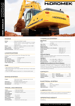Koparki gąsienicowe Hidromek HMK 220 LC