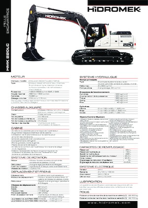 Koparki gąsienicowe Hidromek HMK 220 LC