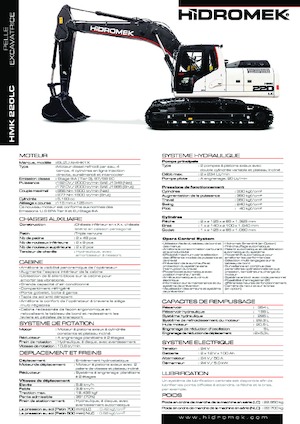 Koparki gąsienicowe Hidromek HMK 220 LC