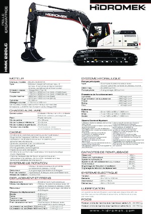 Koparki gąsienicowe Hidromek HMK 220 LC