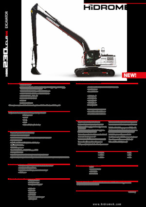 Koparki gąsienicowe Hidromek HMK 230 LC LR 