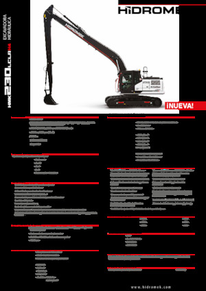 Koparki gąsienicowe Hidromek HMK 230 LC LR 