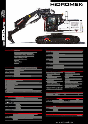 Koparki gąsienicowe Hidromek HMK 230 LC TX 