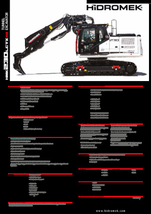 Koparki gąsienicowe Hidromek HMK 230 LC TX 