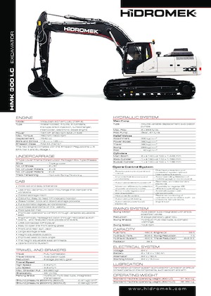 Koparki gąsienicowe Hidromek HMK 300 LC PLUS