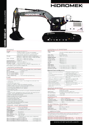 Koparki gąsienicowe Hidromek HMK 300 LC PLUS
