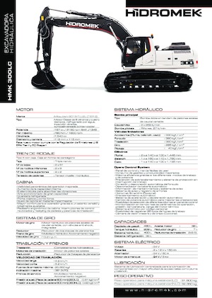 Koparki gąsienicowe Hidromek HMK 300 LC PLUS