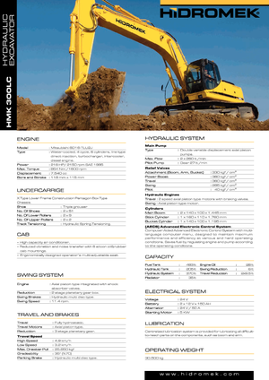 Koparki gąsienicowe Hidromek HMK 300 LC