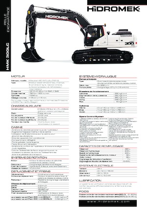 Koparki gąsienicowe Hidromek HMK 300 LC PLUS