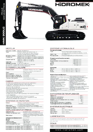 Koparki gąsienicowe Hidromek HMK 300 LC PLUS