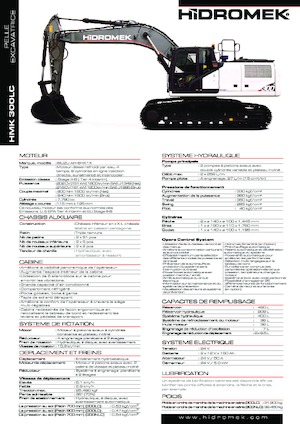 Koparki gąsienicowe Hidromek HMK 300 LC PLUS