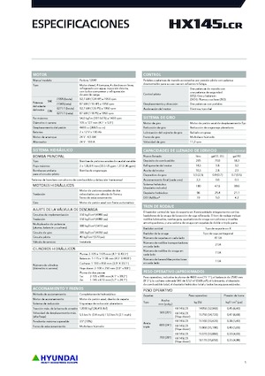 Koparki gąsienicowe Hyundai HX145LCR