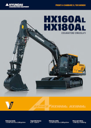 Koparki gąsienicowe Hyundai HX180AL
