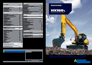 Koparki gąsienicowe Hyundai HX160LD