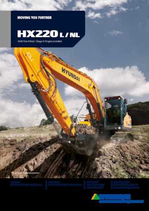 Koparki gąsienicowe Hyundai HX220NL