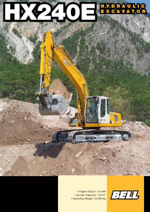 Koparki gąsienicowe Bell HX240E