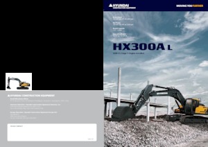 Koparki gąsienicowe Hyundai HX300ANL