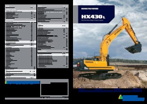 Koparki gąsienicowe Hyundai HX430L