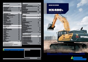 Koparki gąsienicowe Hyundai HX480L