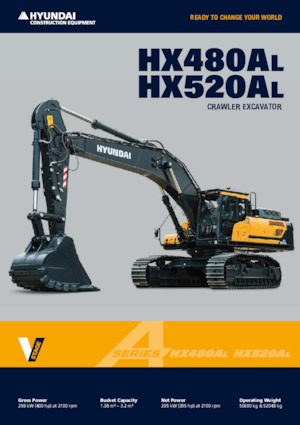 Koparki gąsienicowe Hyundai HX520AL