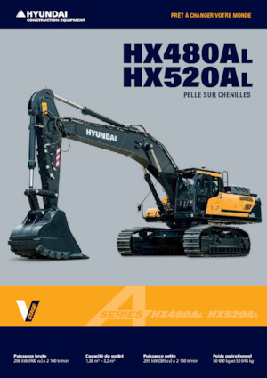 Koparki gąsienicowe Hyundai HX520AL