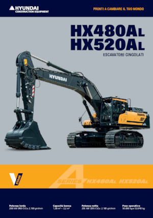 Koparki gąsienicowe Hyundai HX520AL