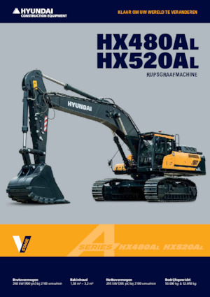 Koparki gąsienicowe Hyundai HX520AL