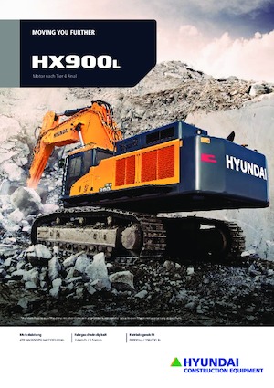 Koparki gąsienicowe Hyundai HX900L