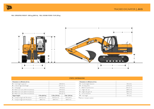 Koparki gąsienicowe JCB JS 115 L