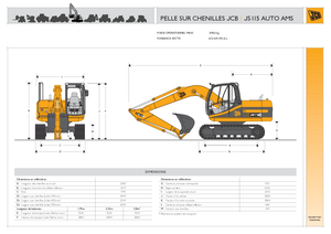 Koparki gąsienicowe JCB JS 115 L