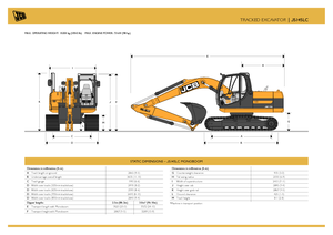 Koparki gąsienicowe JCB JS 145 LC