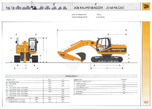 Koparki gąsienicowe JCB JS 160 LC