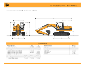Koparki gąsienicowe JCB JS 160 LC