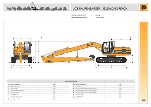 Koparki gąsienicowe JCB JS 220 LR