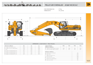 Koparki gąsienicowe JCB JS 260 XD