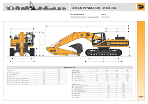 Koparki gąsienicowe JCB JS 330 NL